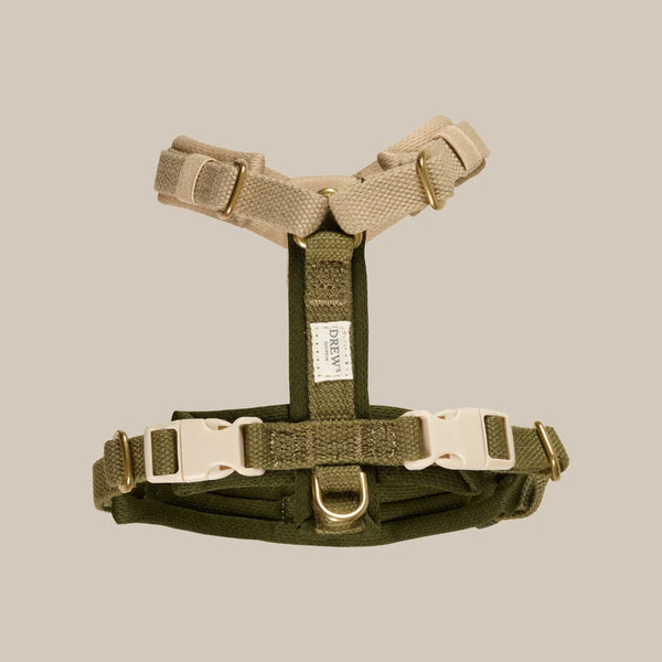 Drew's Dogwear Geschirr PRO Oliv