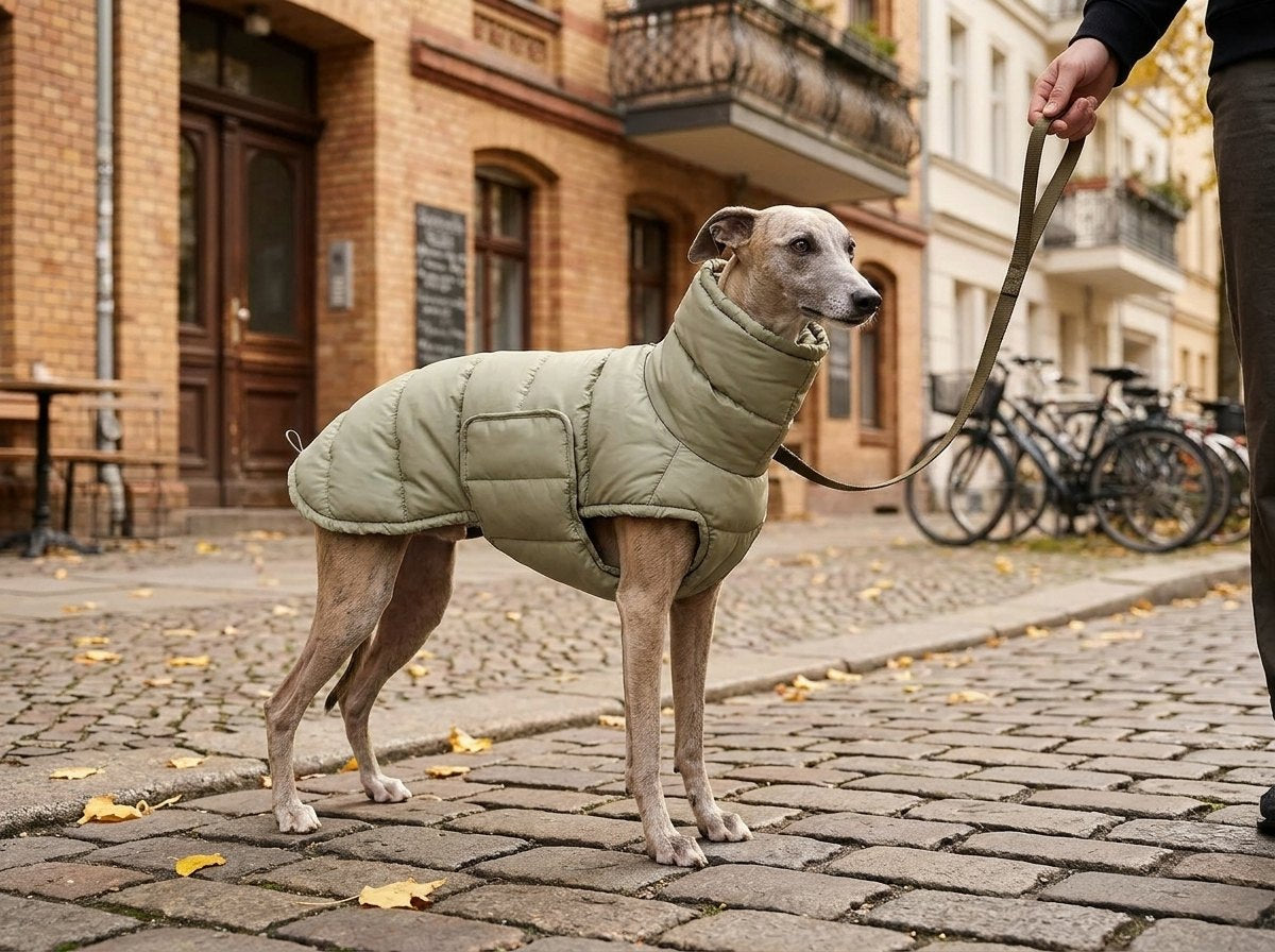 Windhundmantel in Berlin: Schnitt, Kragen und Größe für Windhunde