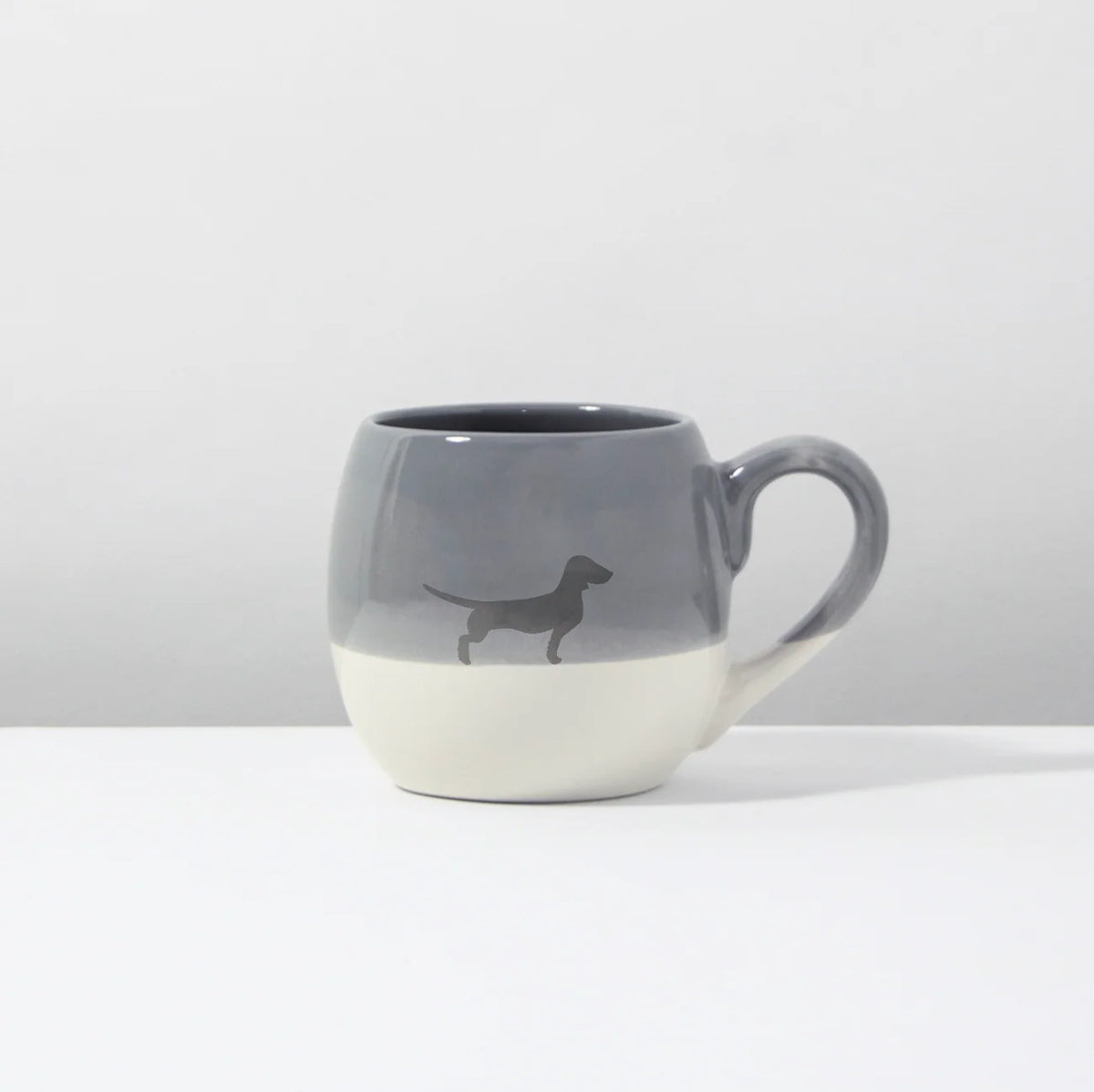 Alma & Gustl Becher Dackel Dusty Grau