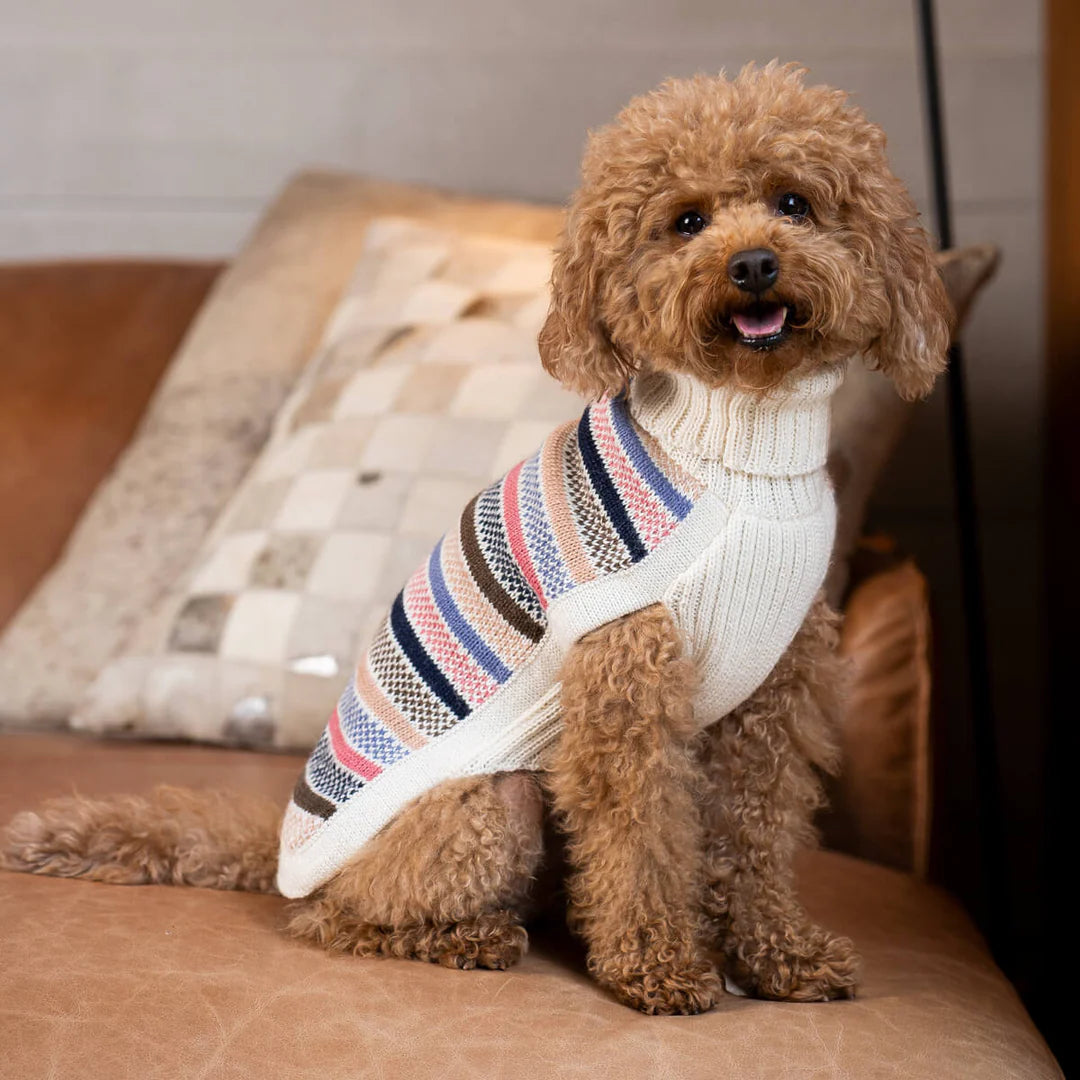 Alqo Wasi Dog Sweater Blushline