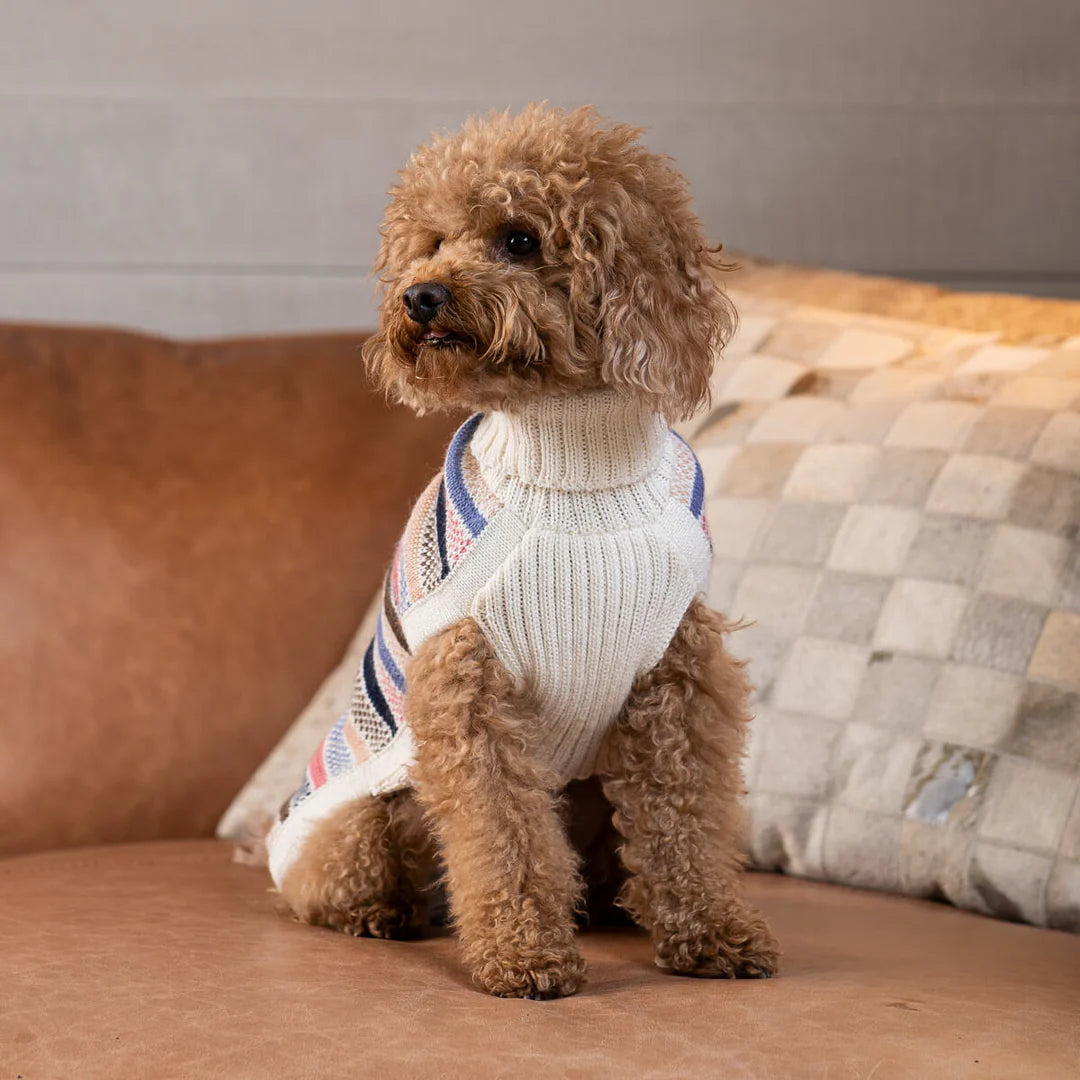 Alqo Wasi Dog Sweater Blushline
