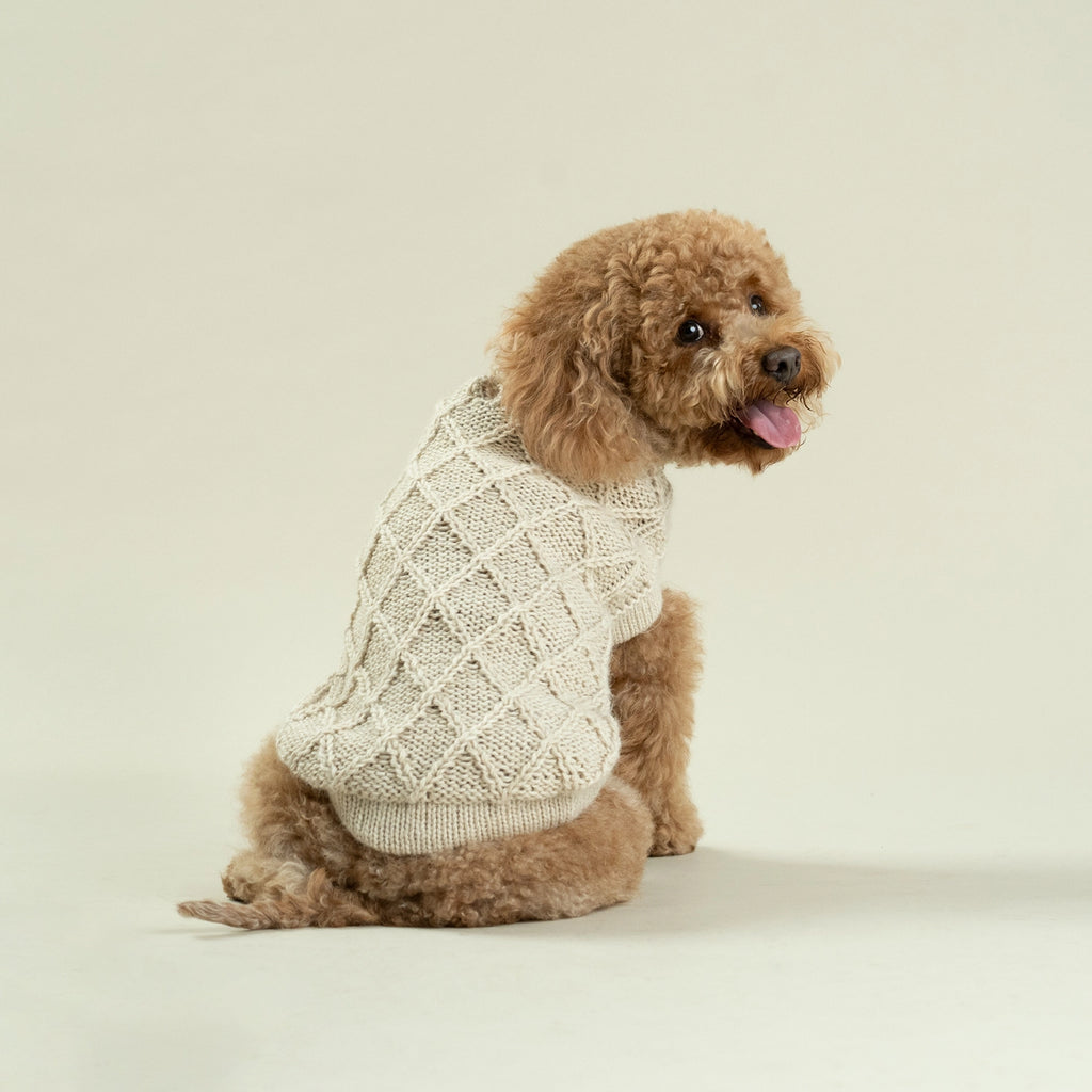 Alqo Wasi Hundepullover Diamond Knit