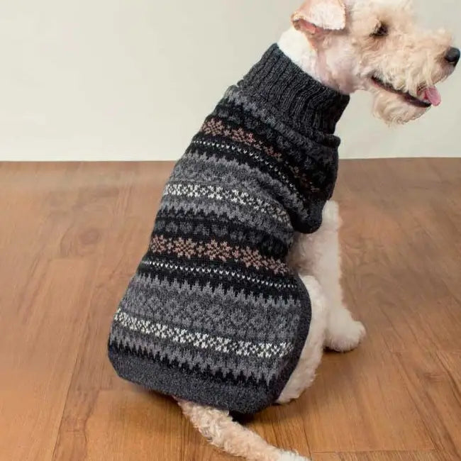 Alqo Wasi Hundepullover Fall Medley Charcoal