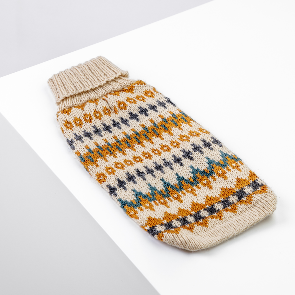 Alqo Wasi Dog Sweater Golden Dreams