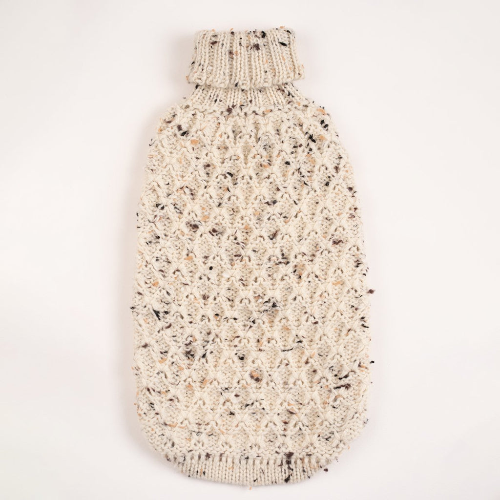 Alqo Wasi Hundepullover Speckled Ivory