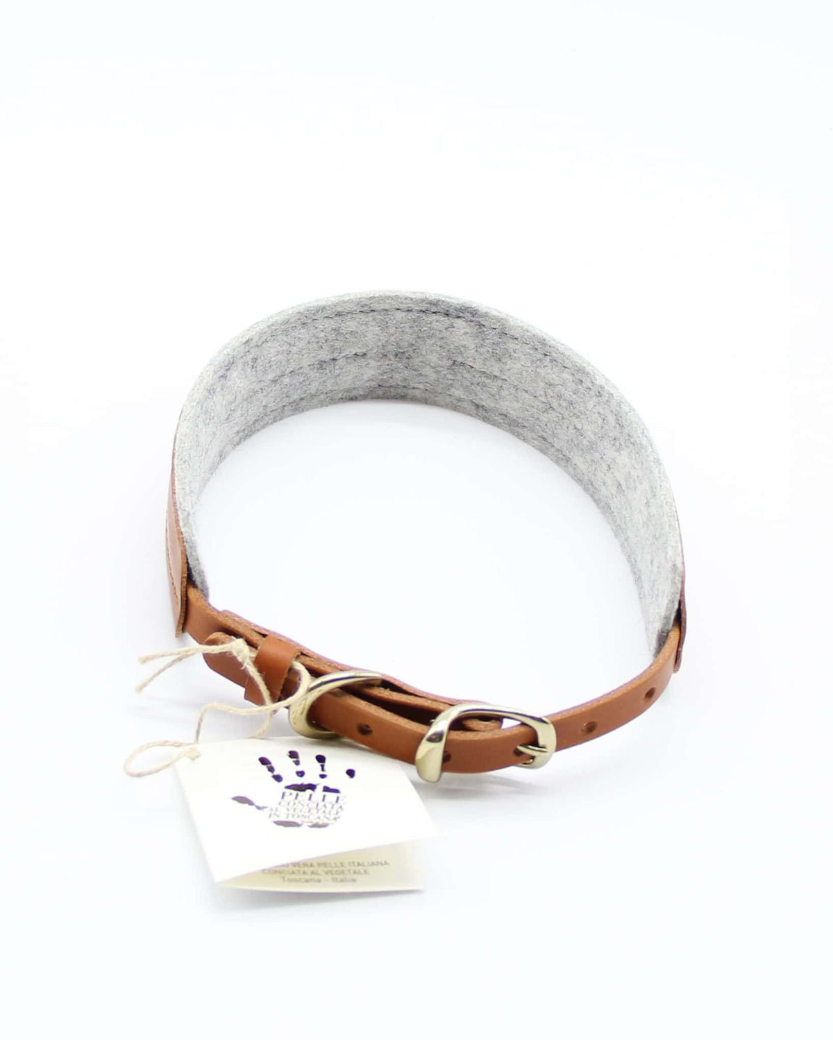 Band&Roll Lederhalsband Pine