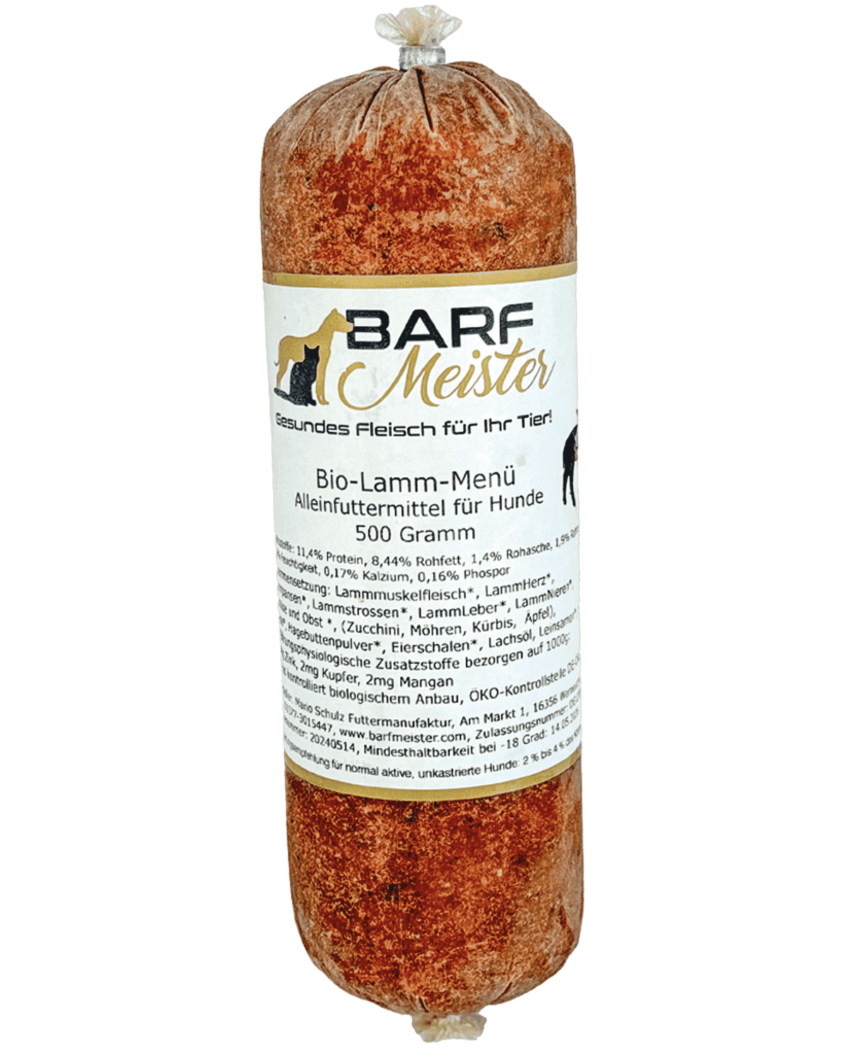 Barfmeister Komplettmenü Bio Lamm (Fhain)