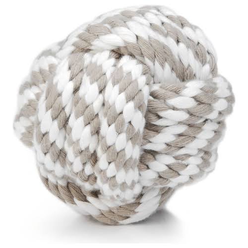 Beeztees Tauball Beige/Weiß