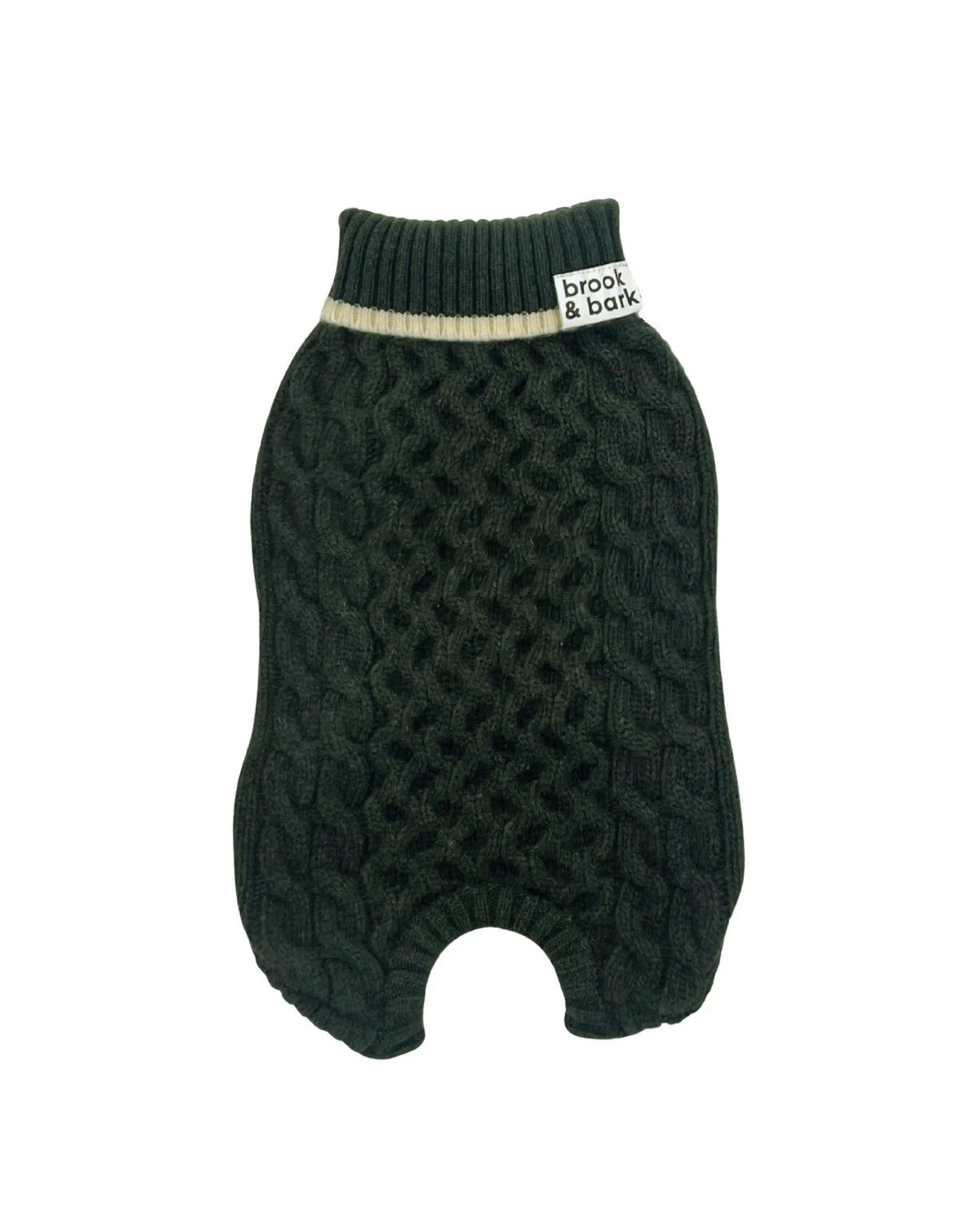 Brook&Bark Hundepullover Stavos Olive