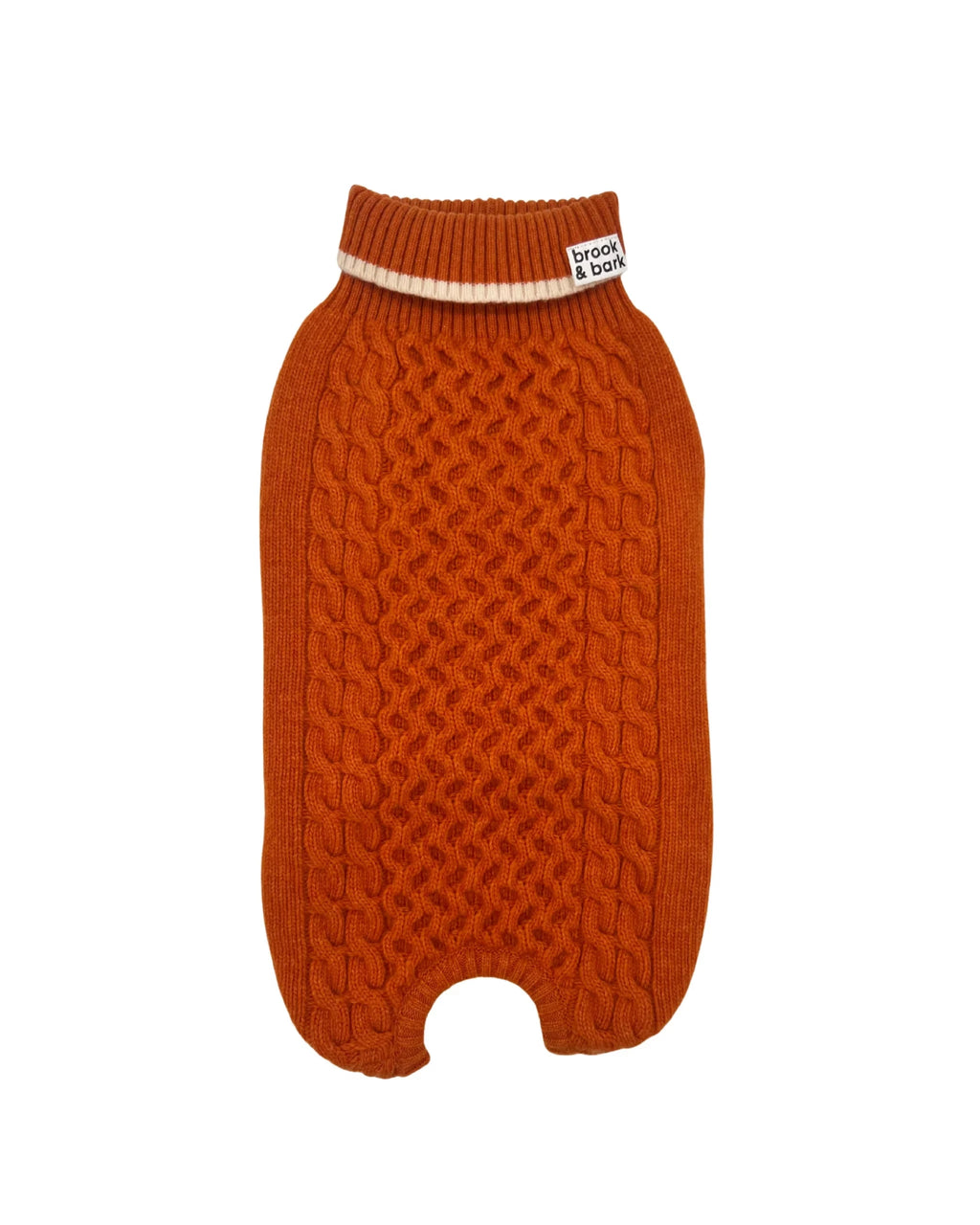 Brook&Bark Dog Sweater Stavos Orange