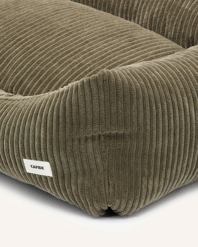 CAFIDE Dog Bed Snozy Corduroy Green
