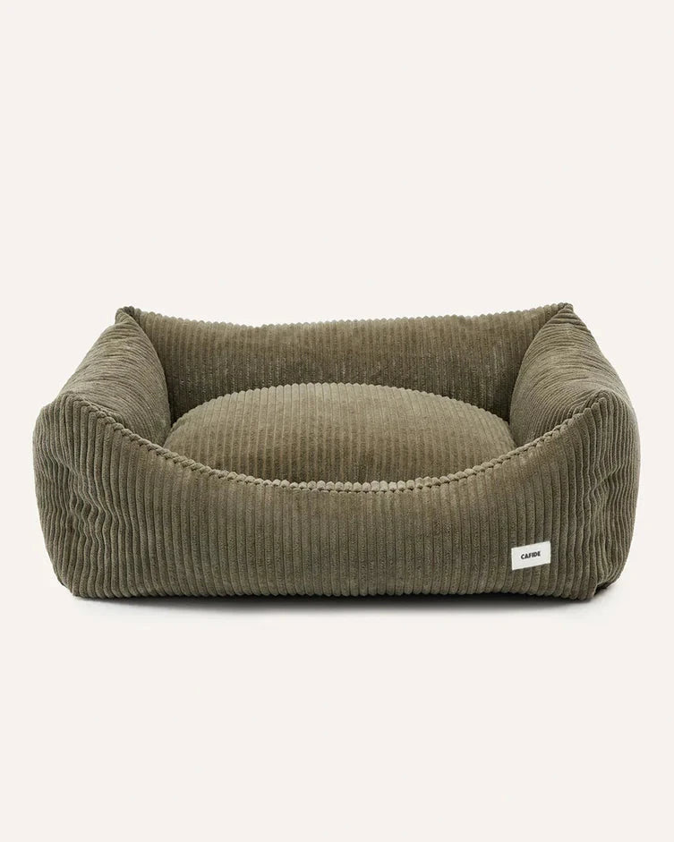 CAFIDE Dog Bed Snozy Corduroy Green