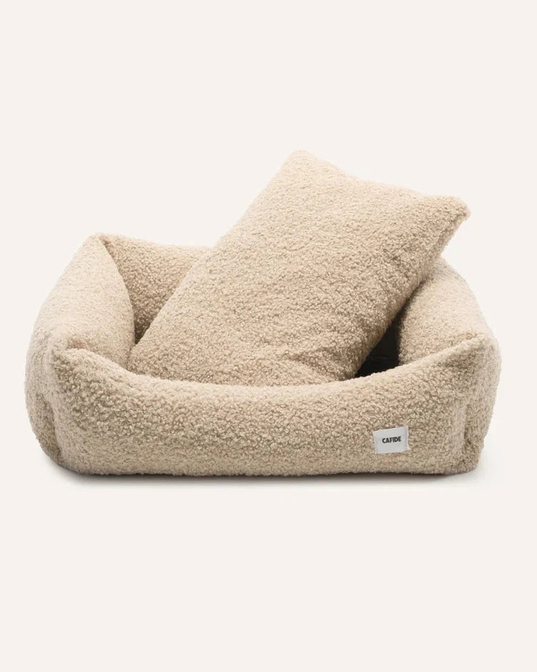 CAFIDE Hundebett Snozy Teddy Beige