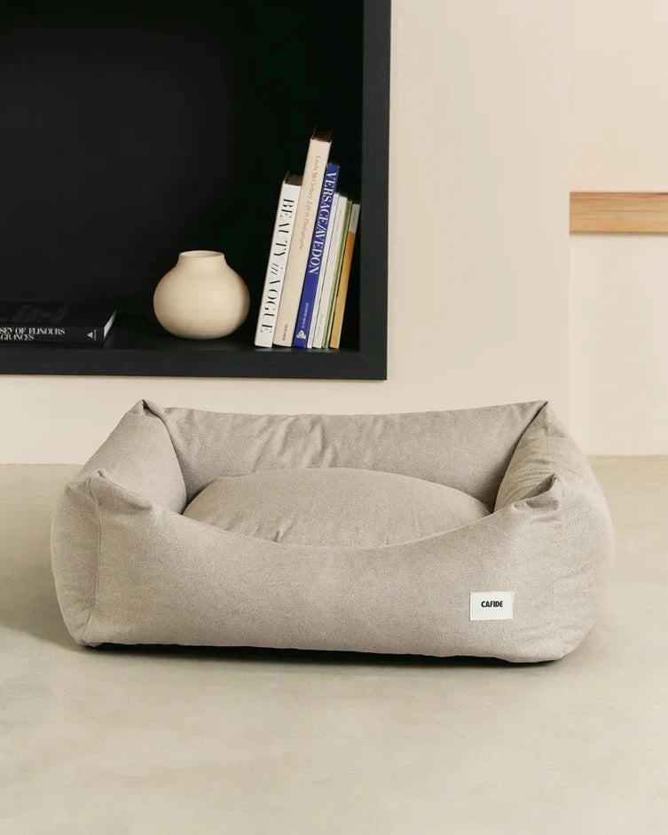 CAFIDE Snozy Beige Dog Bed
