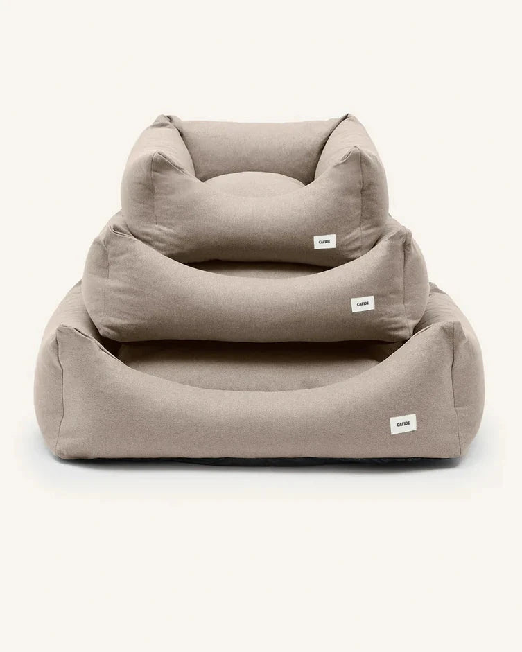 CAFIDE Snozy Beige Dog Bed