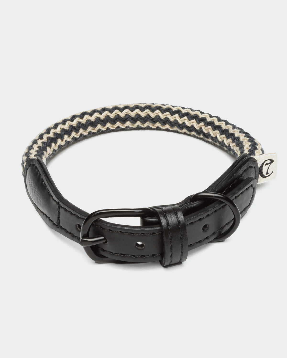 CLOUD7 Dog Collar Mauerpark Zigzag Black