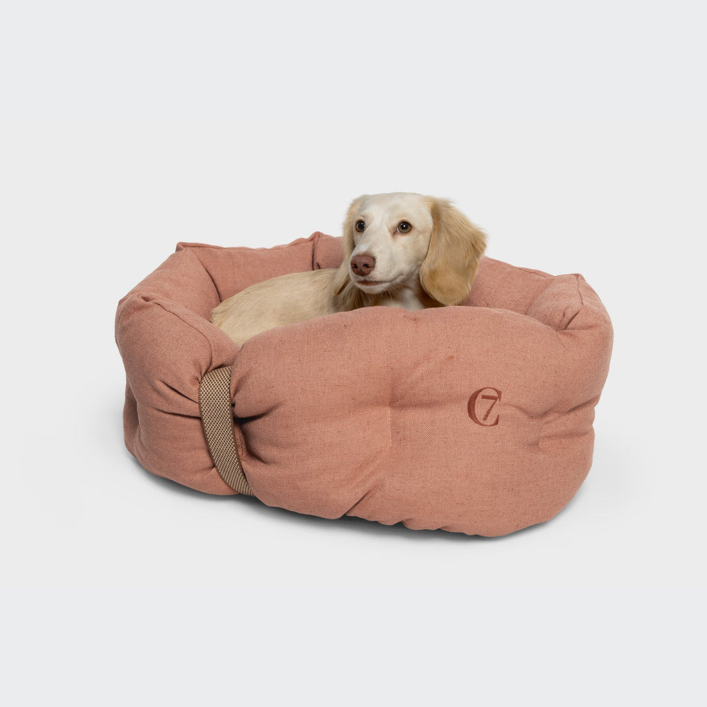 CLOUD7 Hundebett LTTL Snoozy Linen-Mix Dusty Rose