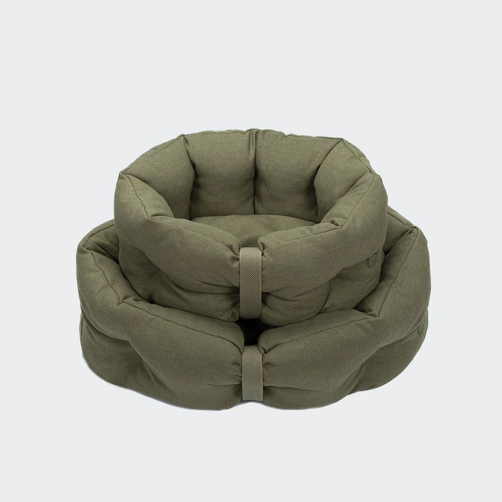 CLOUD7 Hundebett LTTL Snoozy Linen-Mix Moss