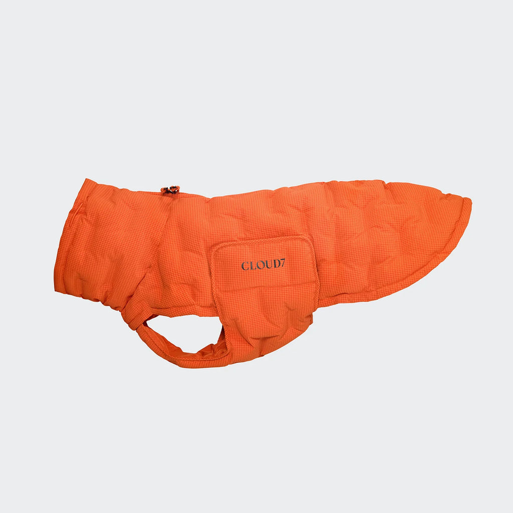 CLOUD7 Hundemantel Alaska Seersucker Orange