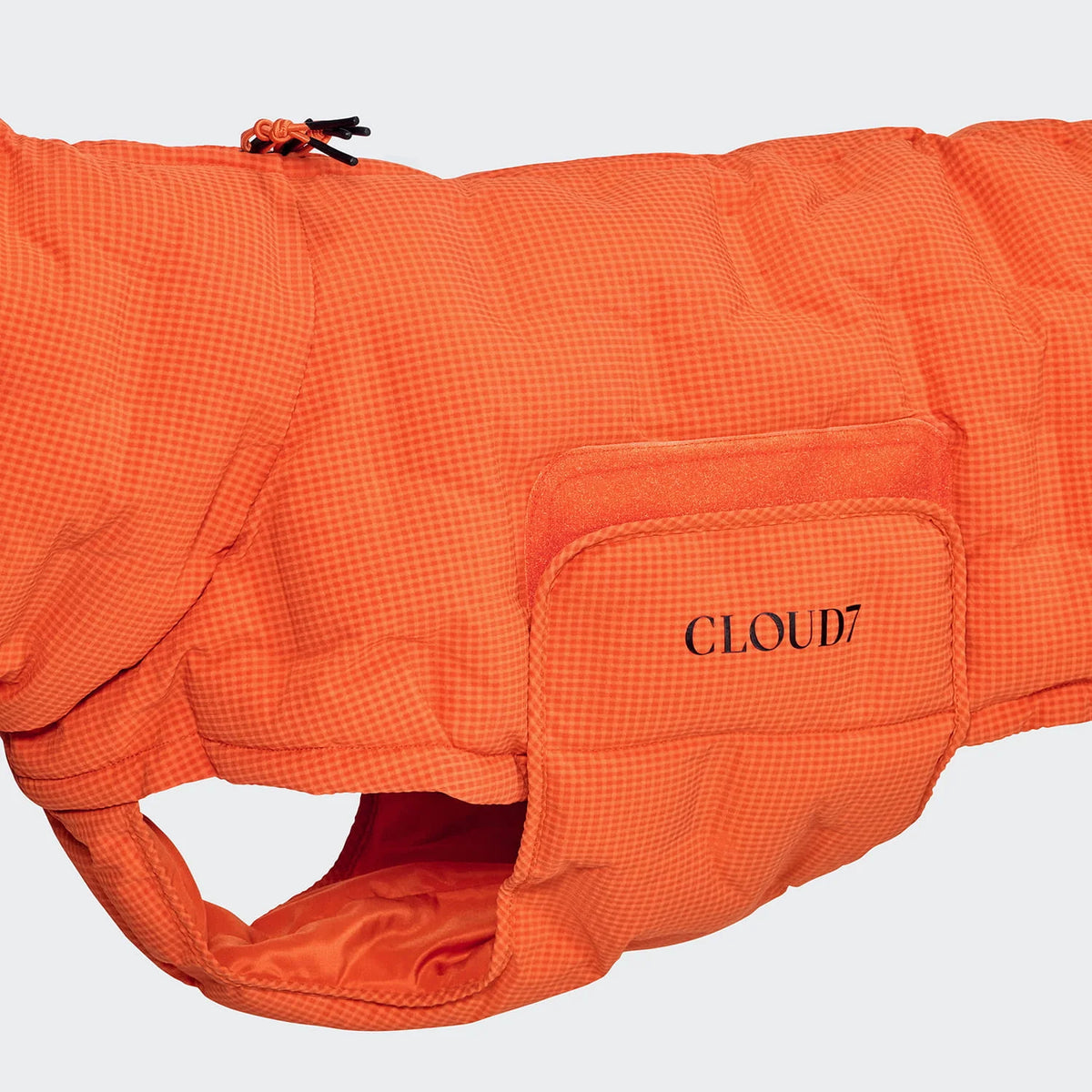 CLOUD7 Hundemantel Alaska Seersucker Orange