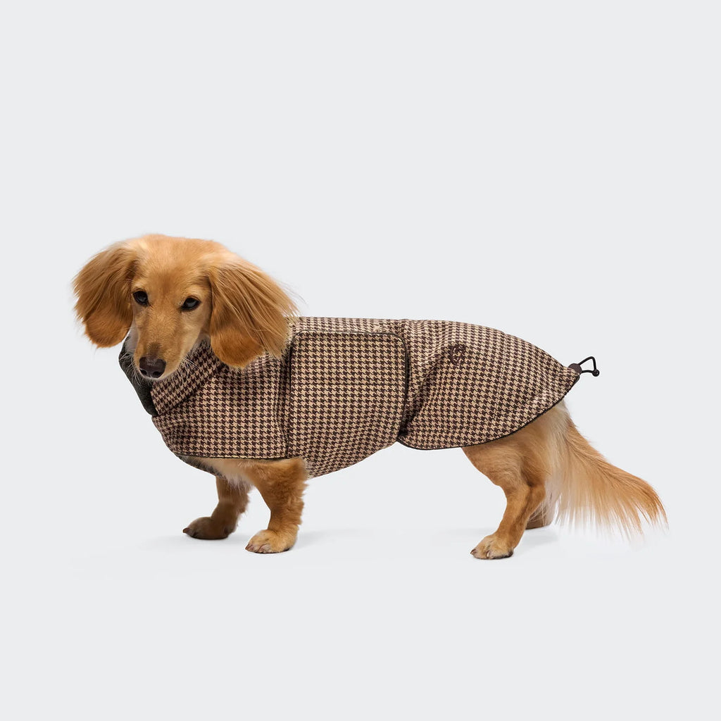 CLOUD7 Hundemantel Brooklyn DACKEL Houndstooth