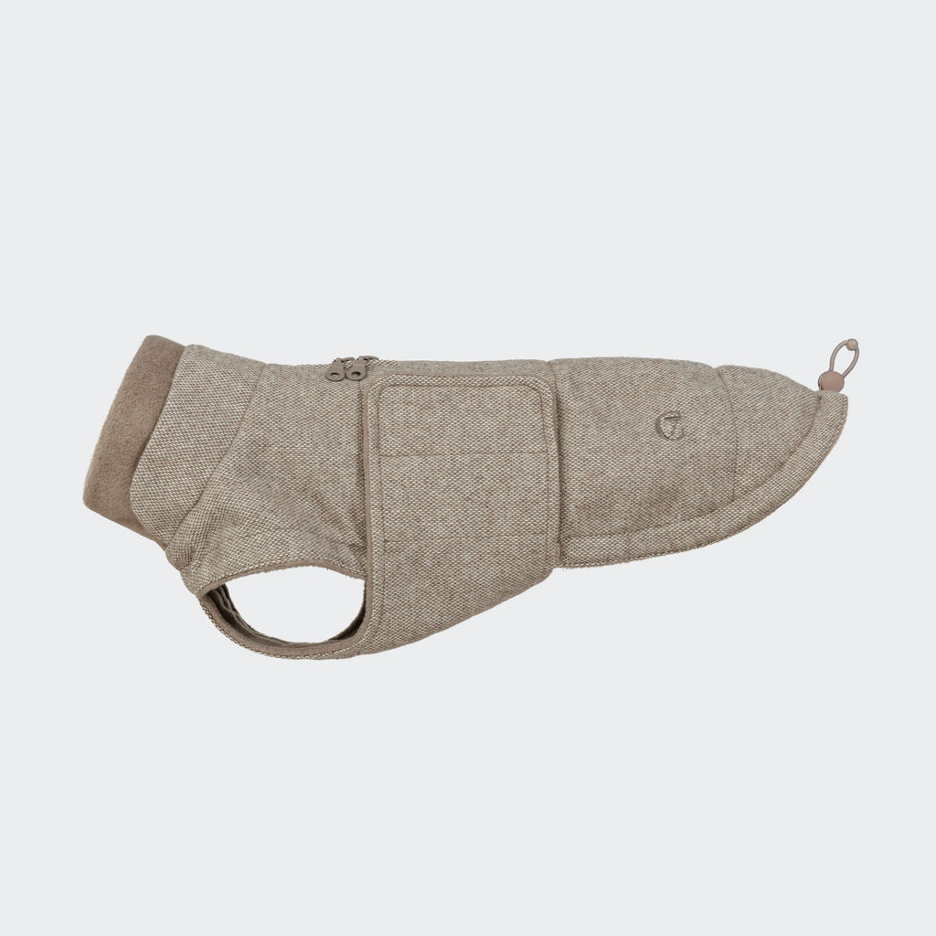 CLOUD7 Dog Coat Brooklyn DACHSHUND Tweed Beige