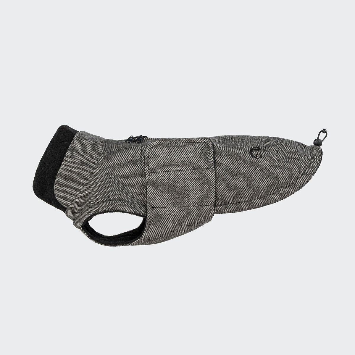 CLOUD7 Hundemantel Brooklyn DACKEL Tweed Black