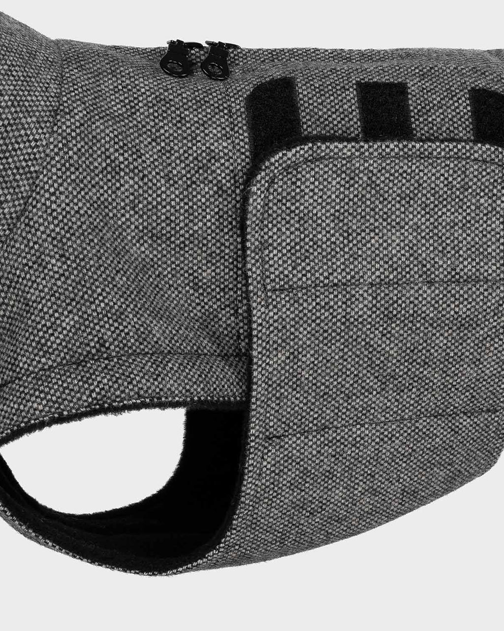 CLOUD7 Hundemantel Brooklyn DACKEL Tweed Black