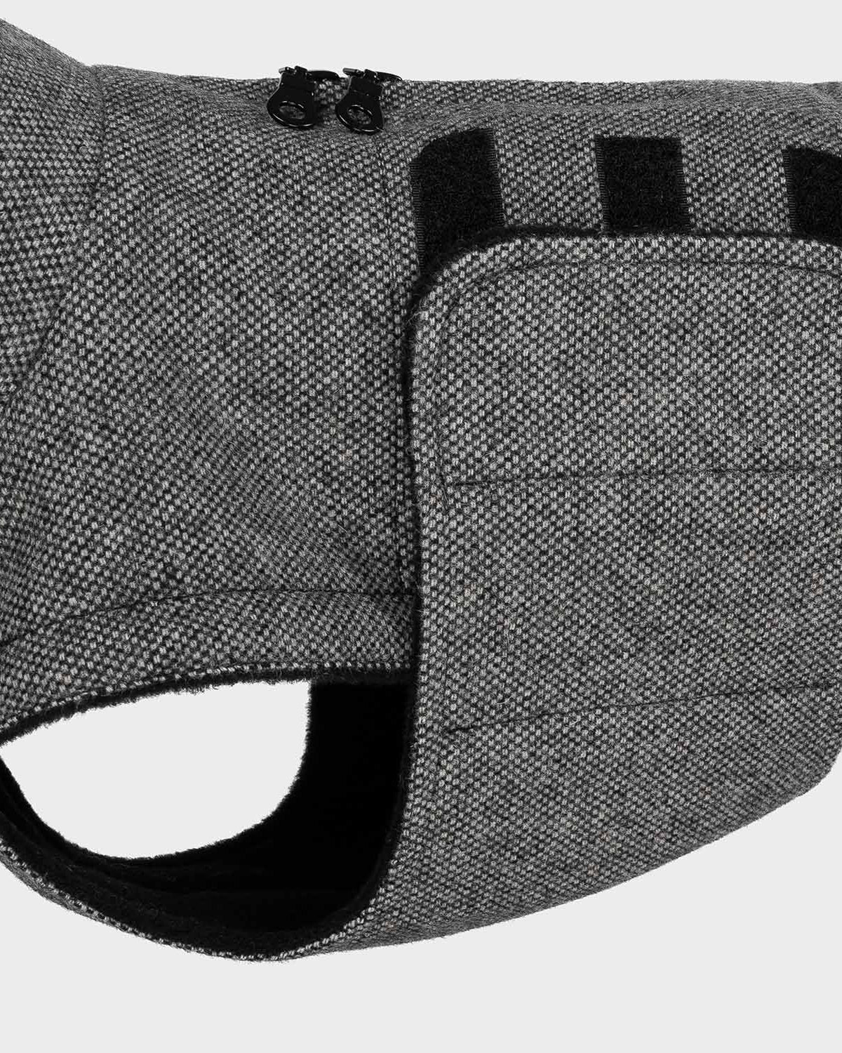 CLOUD7 Hundemantel Brooklyn DACKEL Tweed Black