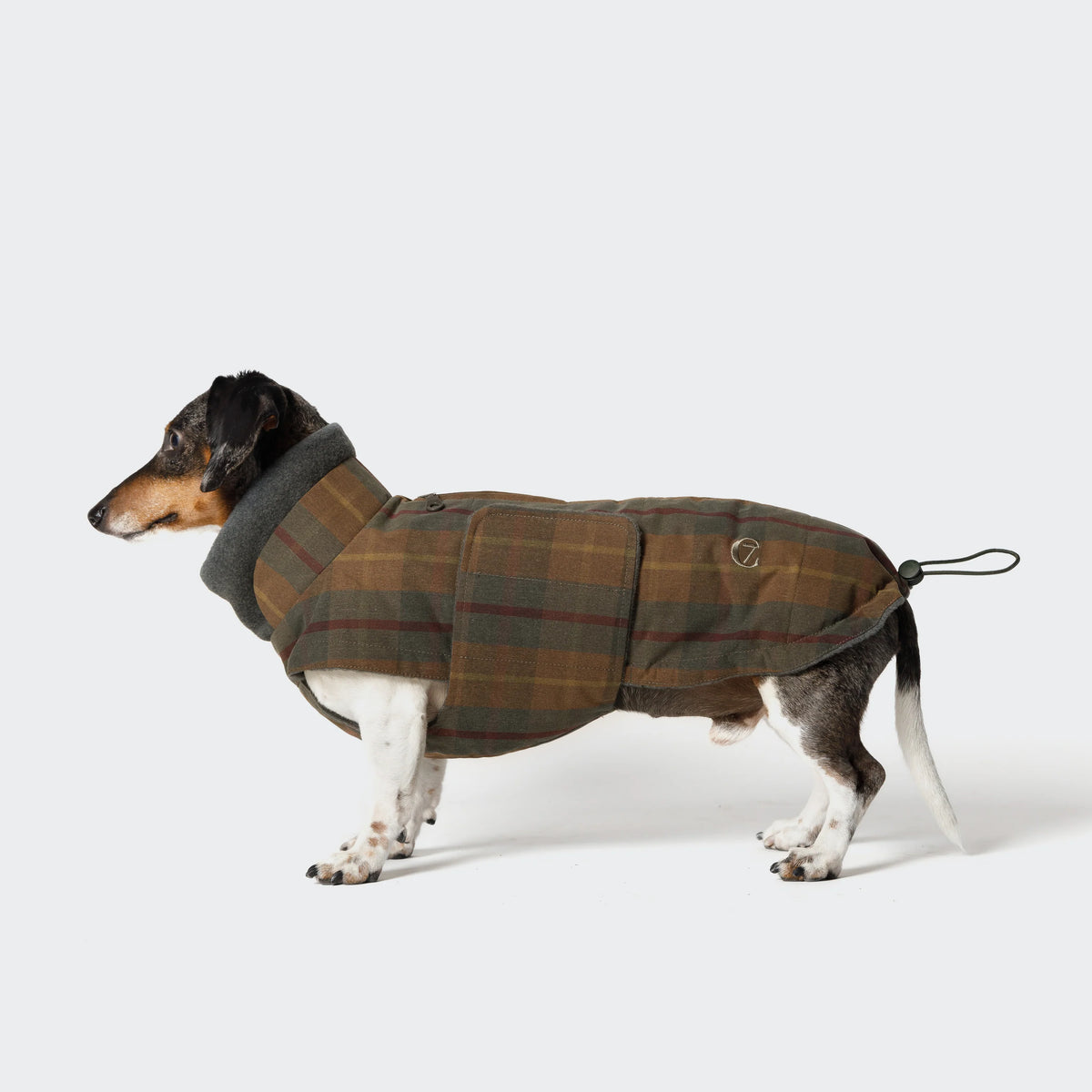 CLOUD7 Hundemantel Brooklyn DACKEL Waxed Tartan