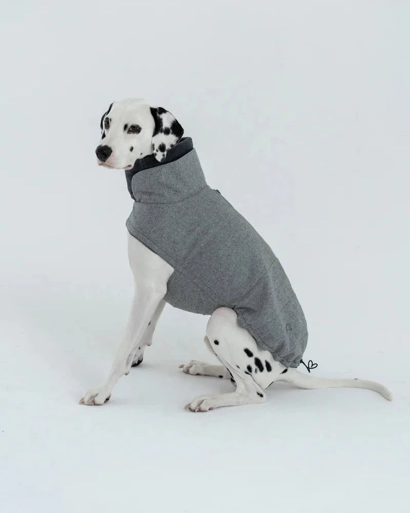 CLOUD7 Hundemantel Brooklyn Flanell Grey