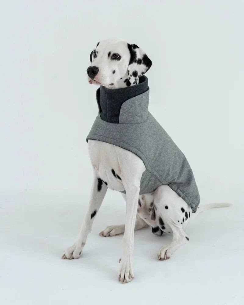 CLOUD7 Hundemantel Brooklyn Flanell Grey