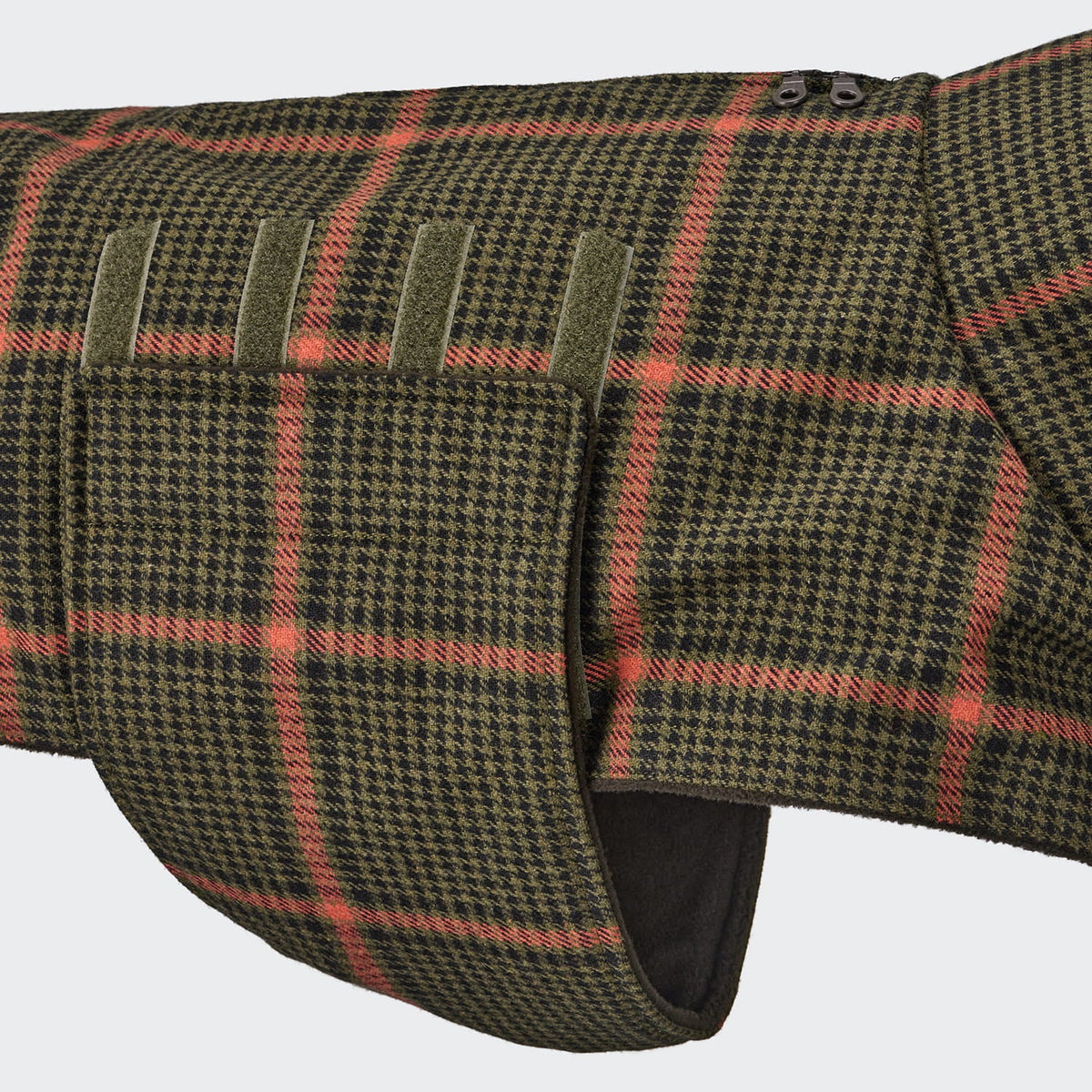 CLOUD7 Hundemantel Brooklyn Flanell Tartan Green