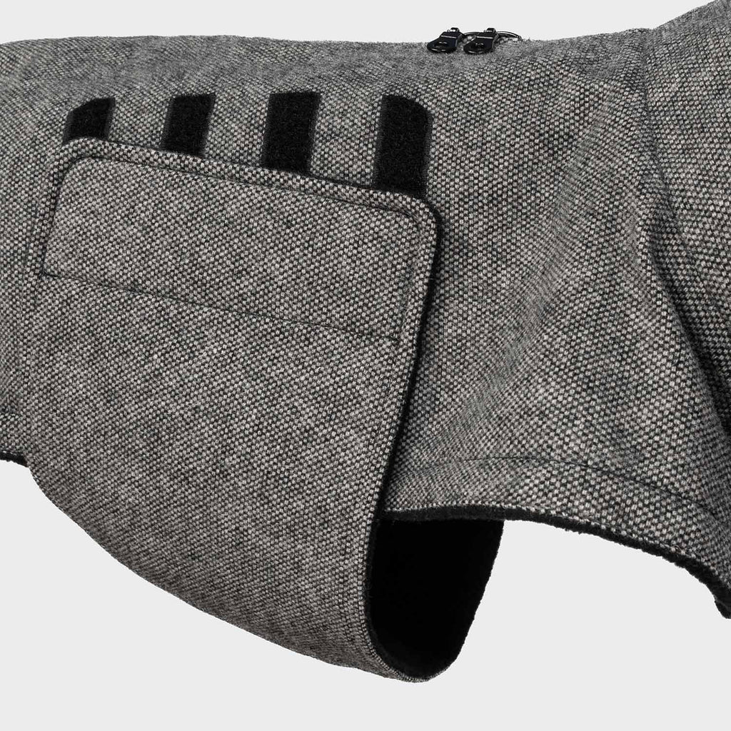 CLOUD7 Hundemantel Brooklyn Tweed Black
