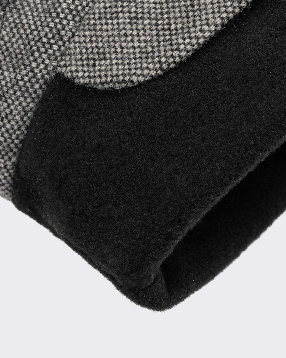 CLOUD7 Dog Coat Brooklyn Tweed Black LONG