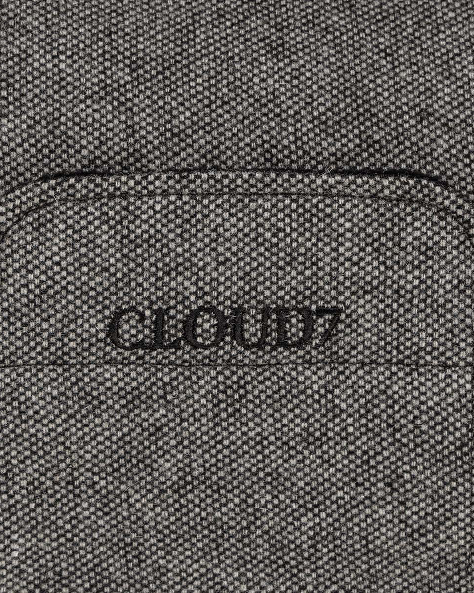CLOUD7 Dog Coat Brooklyn Tweed Black LONG