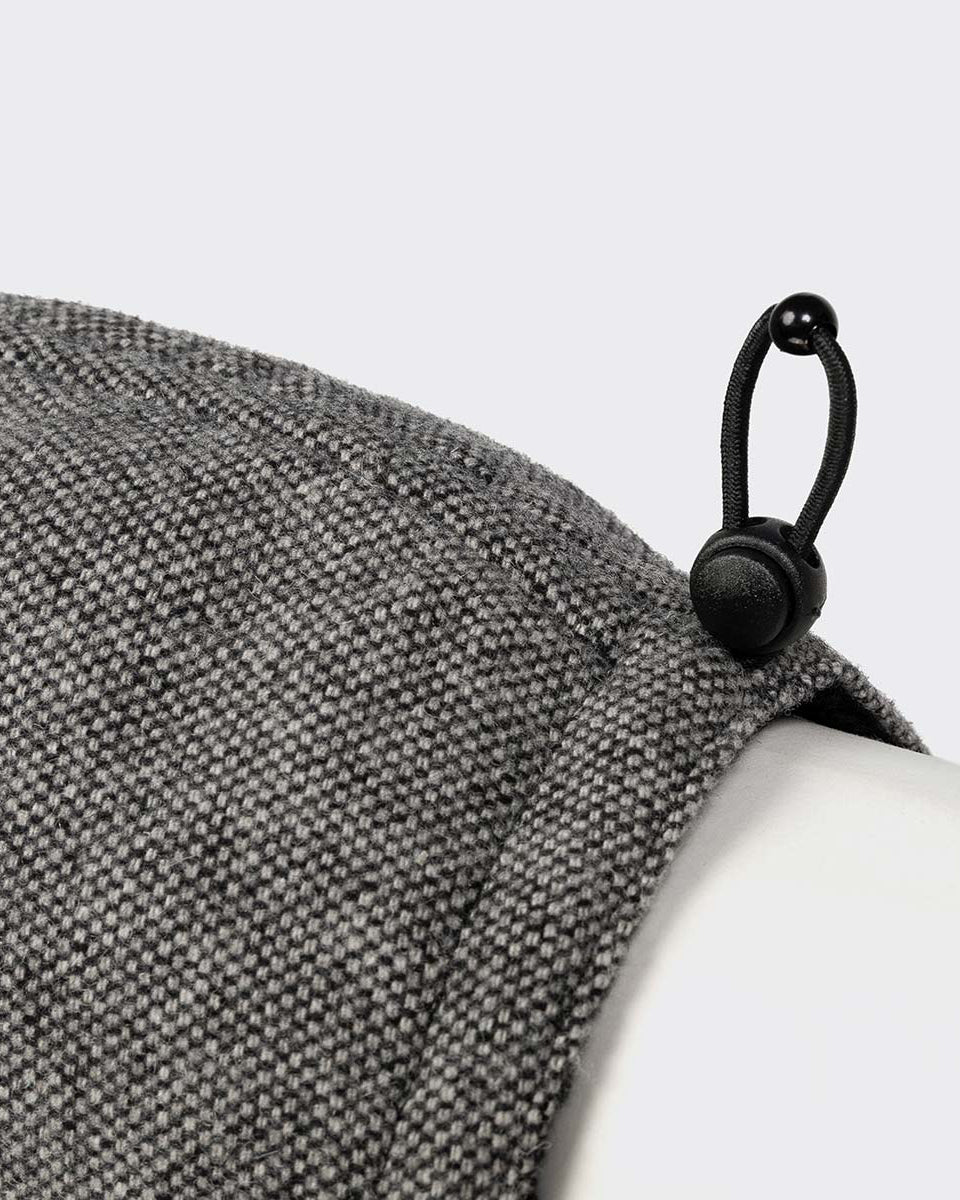 CLOUD7 Dog Coat Brooklyn Tweed Black LONG