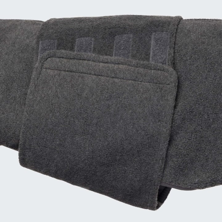 CLOUD7 Hundepullover Derby DACKEL Fleece Dark Grey