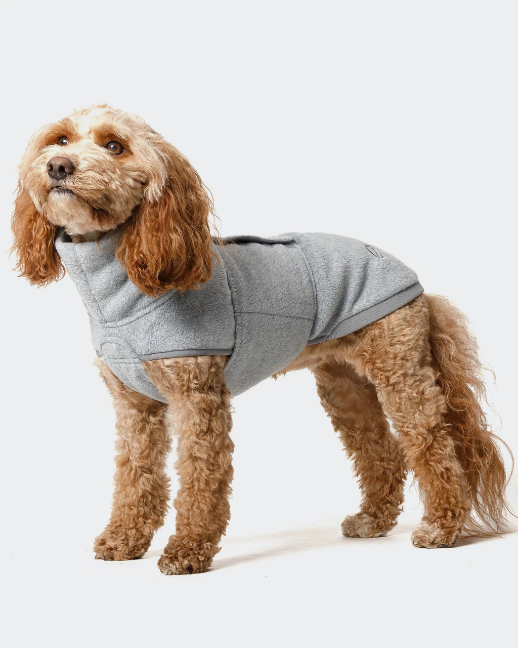 CLOUD7 Hundepullover Derby Fleece Light Grey