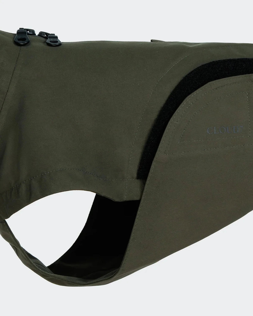 CLOUD7 Hunderegenmantel Dublin 2.0 DACKEL Dark Olive