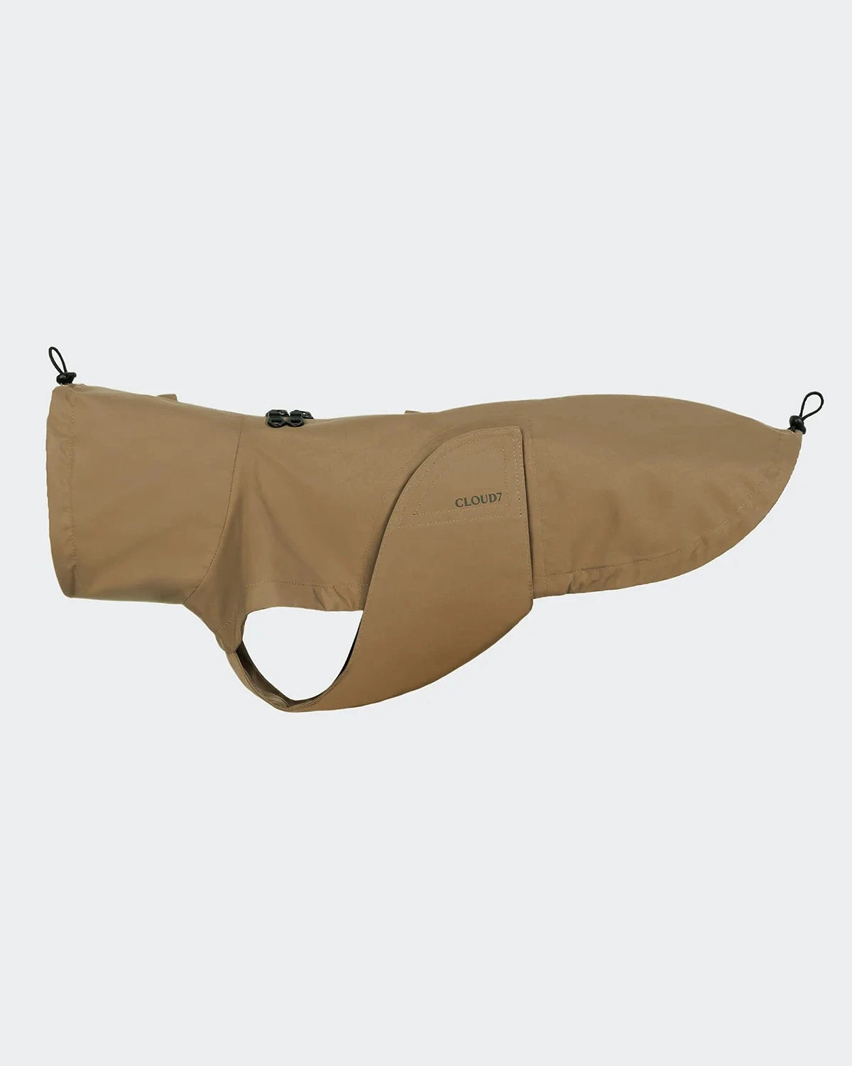 CLOUD7 Hunderegenmantel Dublin 2.0 DACKEL Sandy Brown
