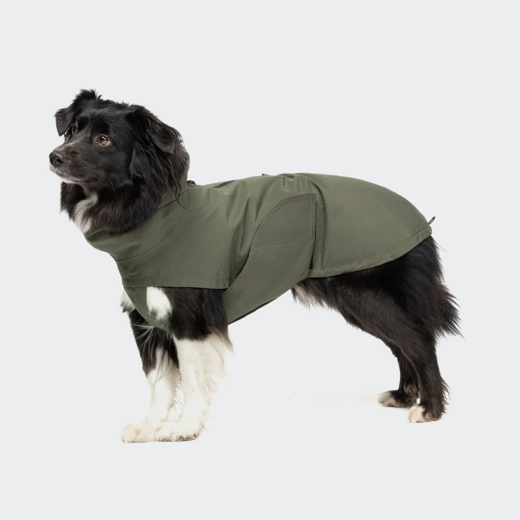 CLOUD7 Hunderegenmantel Dublin 2.0 Dark Olive