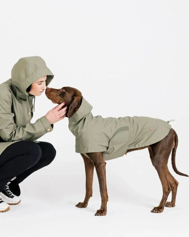 CLOUD7 Hunderegenmantel Lewis Olive