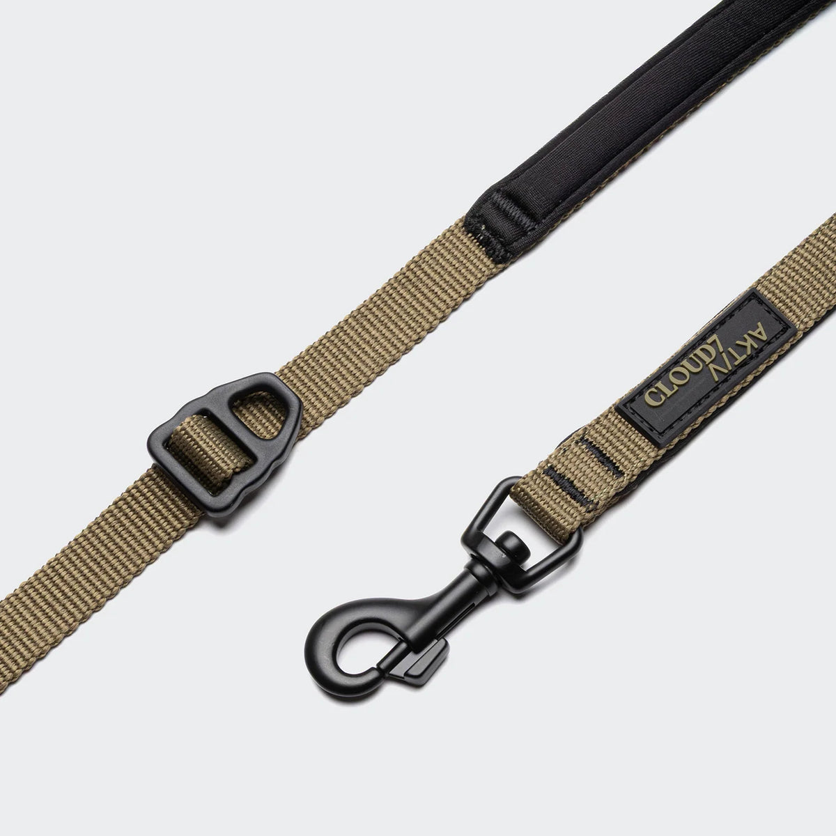 CLOUD7 L-1 Hands-Free Leash ACTIVE Khaki/Grey