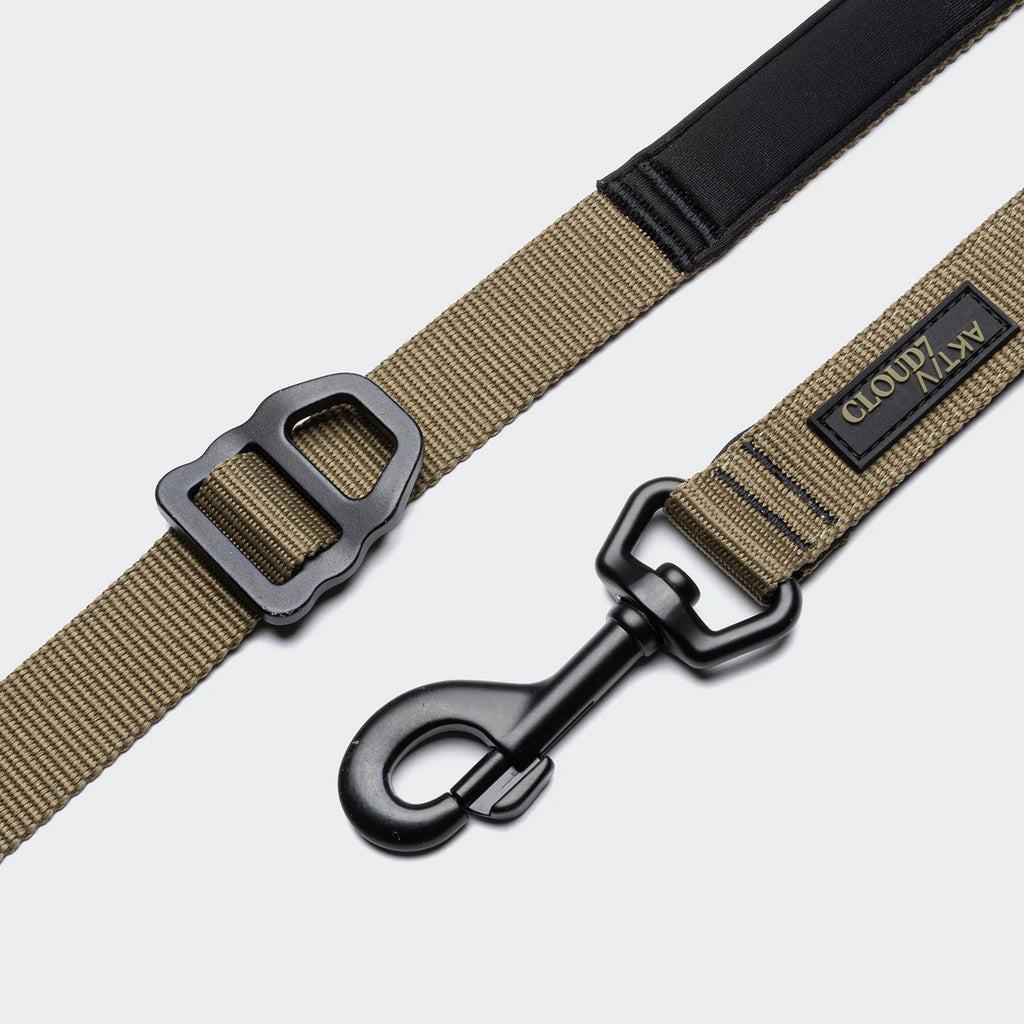 CLOUD7 L-1 Hands-Free Leash ACTIVE Khaki/Grey
