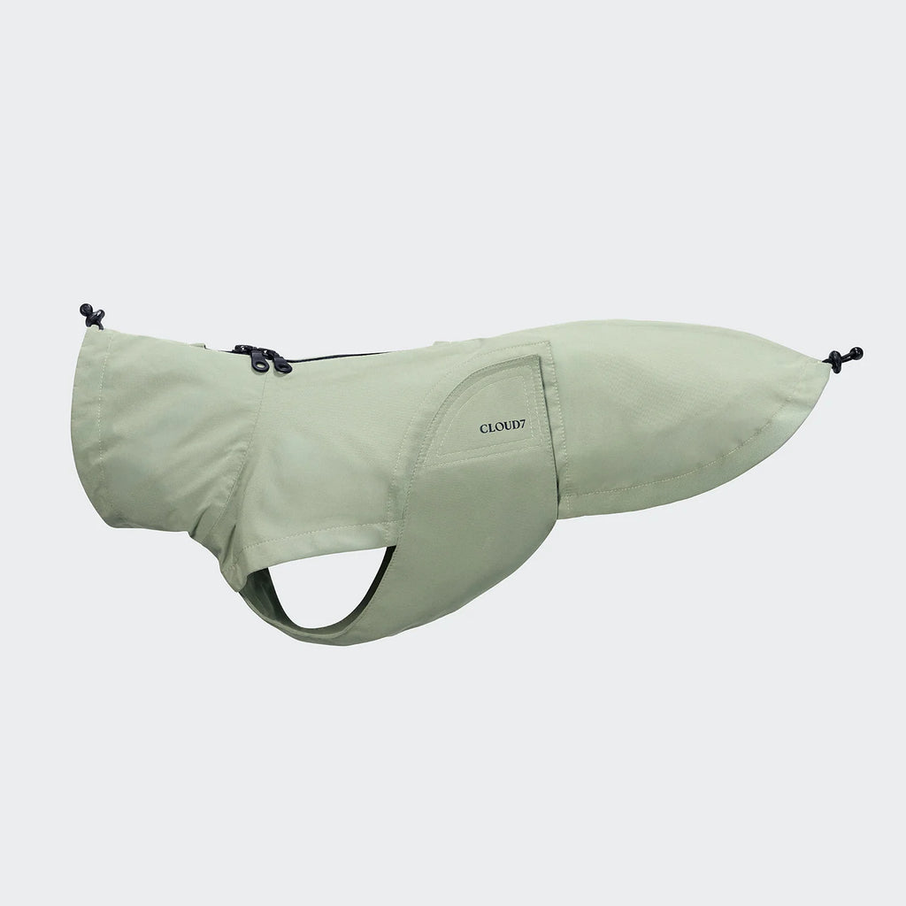 CLOUD7 Hunderegenmantel Dublin 2.0 DACKEL Dusty Mint