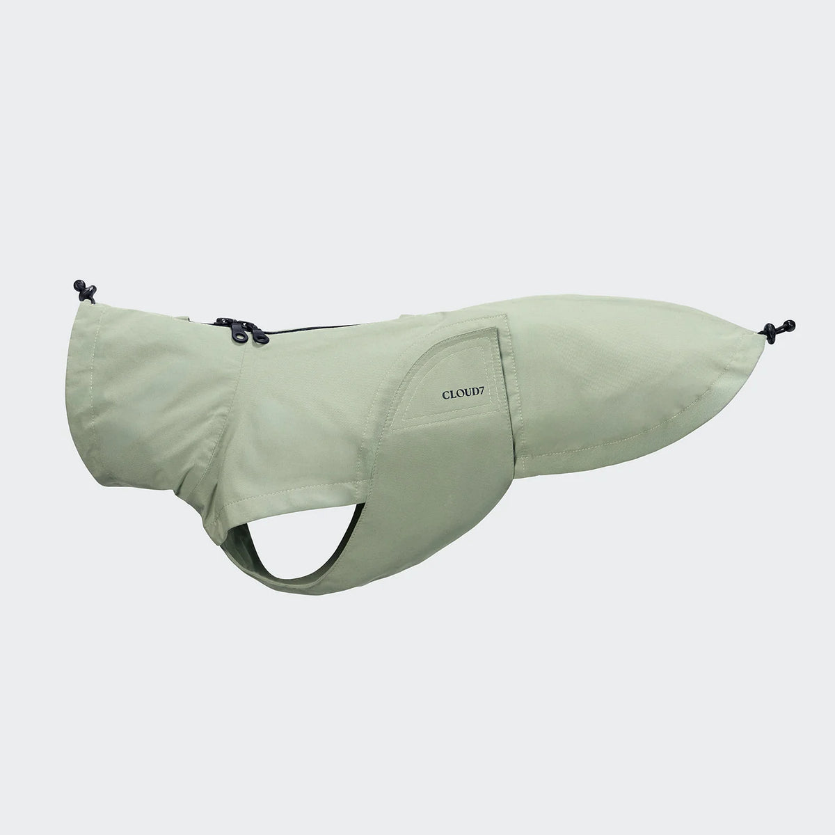 CLOUD7 Hunderegenmantel Dublin 2.0 DACKEL Dusty Mint