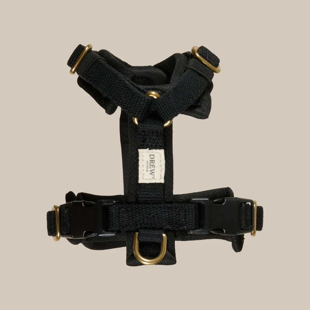 Drew's Dogwear Geschirr PRO Schwarz
