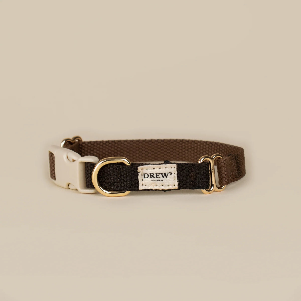 Drew's Dogwear Halsband Chocolate