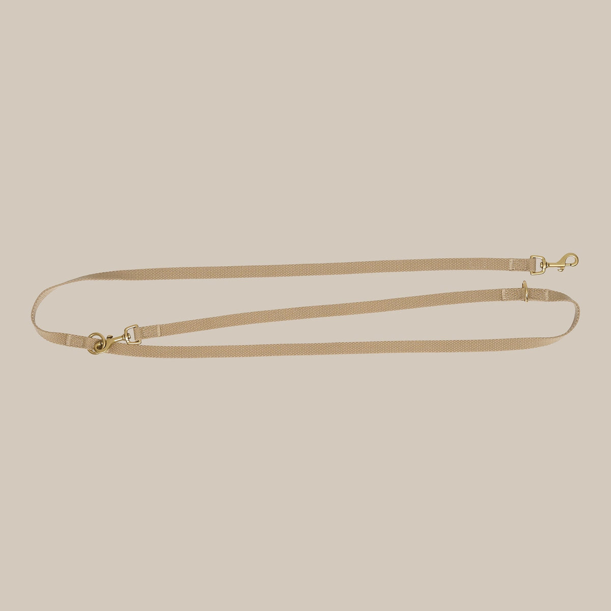 Drew's Dogwear Hundeleine Verstellbar Beige